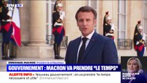 Emmanuel Macron annonce que le choix et la composition du nouveau gouvernement prendront 