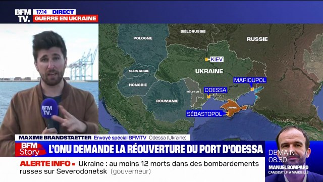 25 millions de tonnes de céréales bloquées au port d'Odessa
