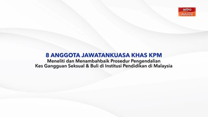 [INFOGRAFIK] 8 anggota jawatankuasa khas KPM