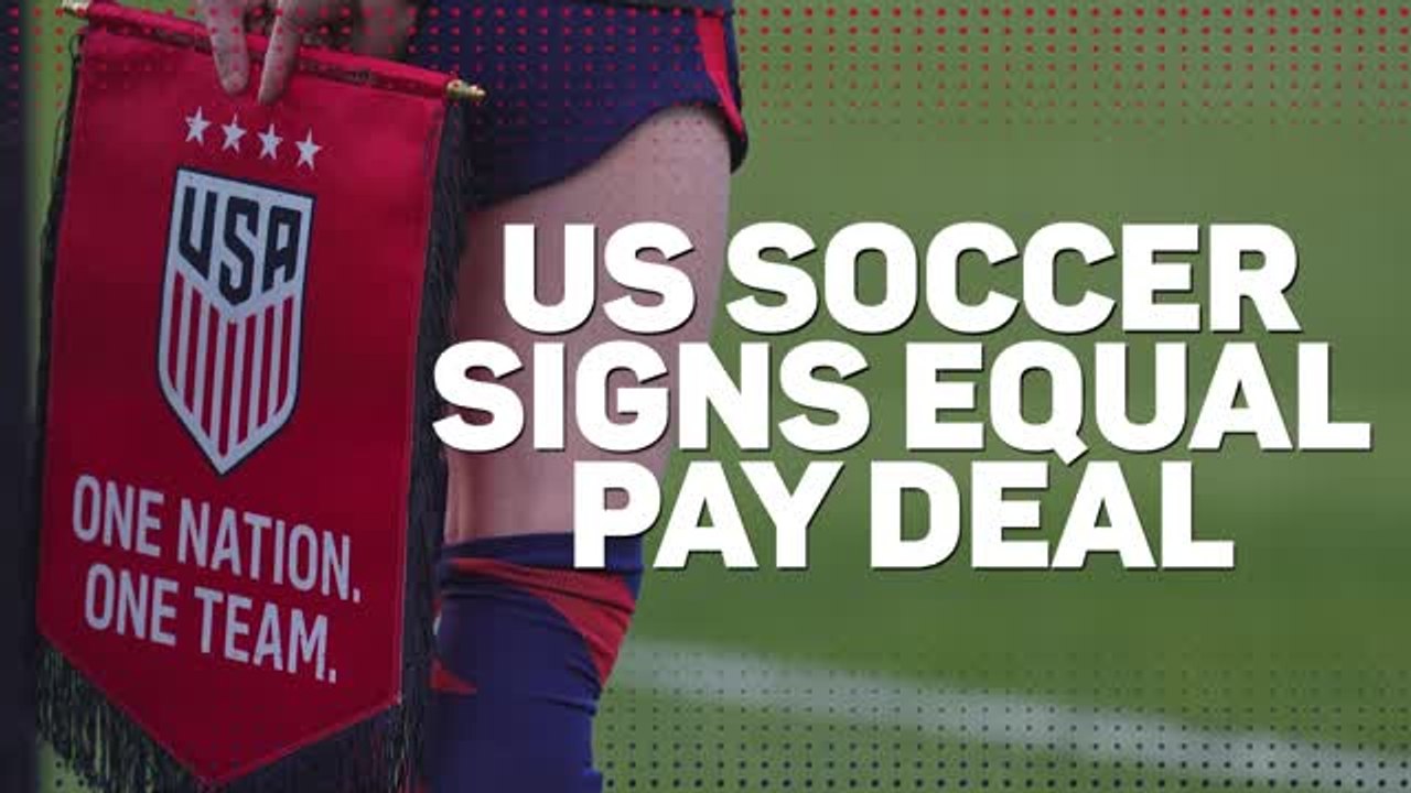 US Soccer Signs Historic Equal Pay Deal - Video Dailymotion