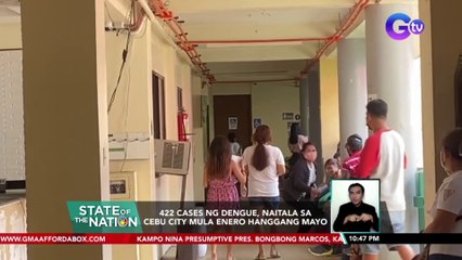 422 cases ng Dengue, naitala sa Cebu City mula Enero hanggang Mayo | SONA