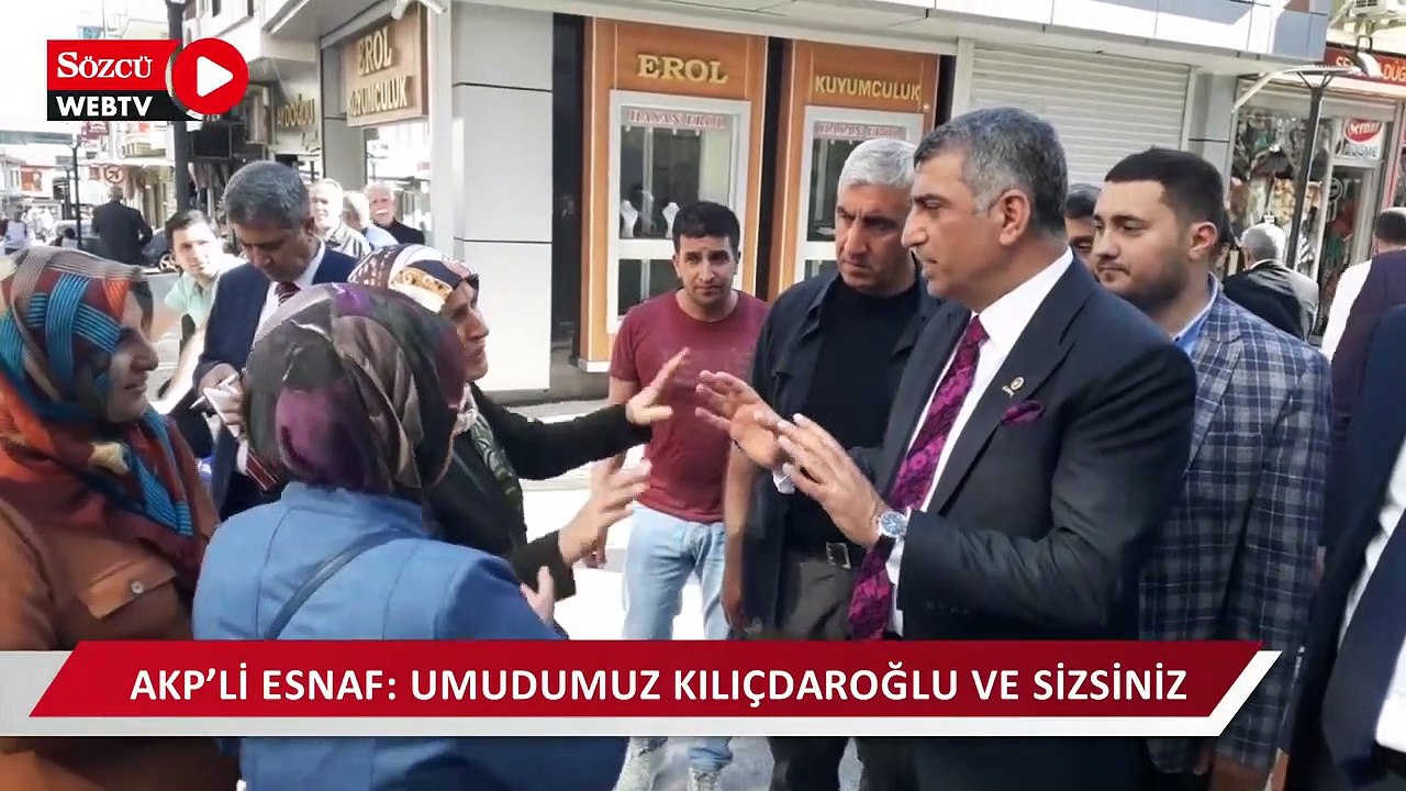 AKP’li esnaf, CHP’li vekile 'zamlardan' dert yandı: AKP esnafı bitirdi