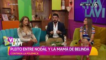 ¡Continúa la polémica! Se desata pleito entre Nodal y mamá de Belinda