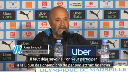 Marseille - Sampaoli fait passer un message fort pour la Ligue des champions