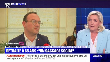 Pour Marine Le Pen, la recomposition de la vie politique est "le règne du mercenariat"