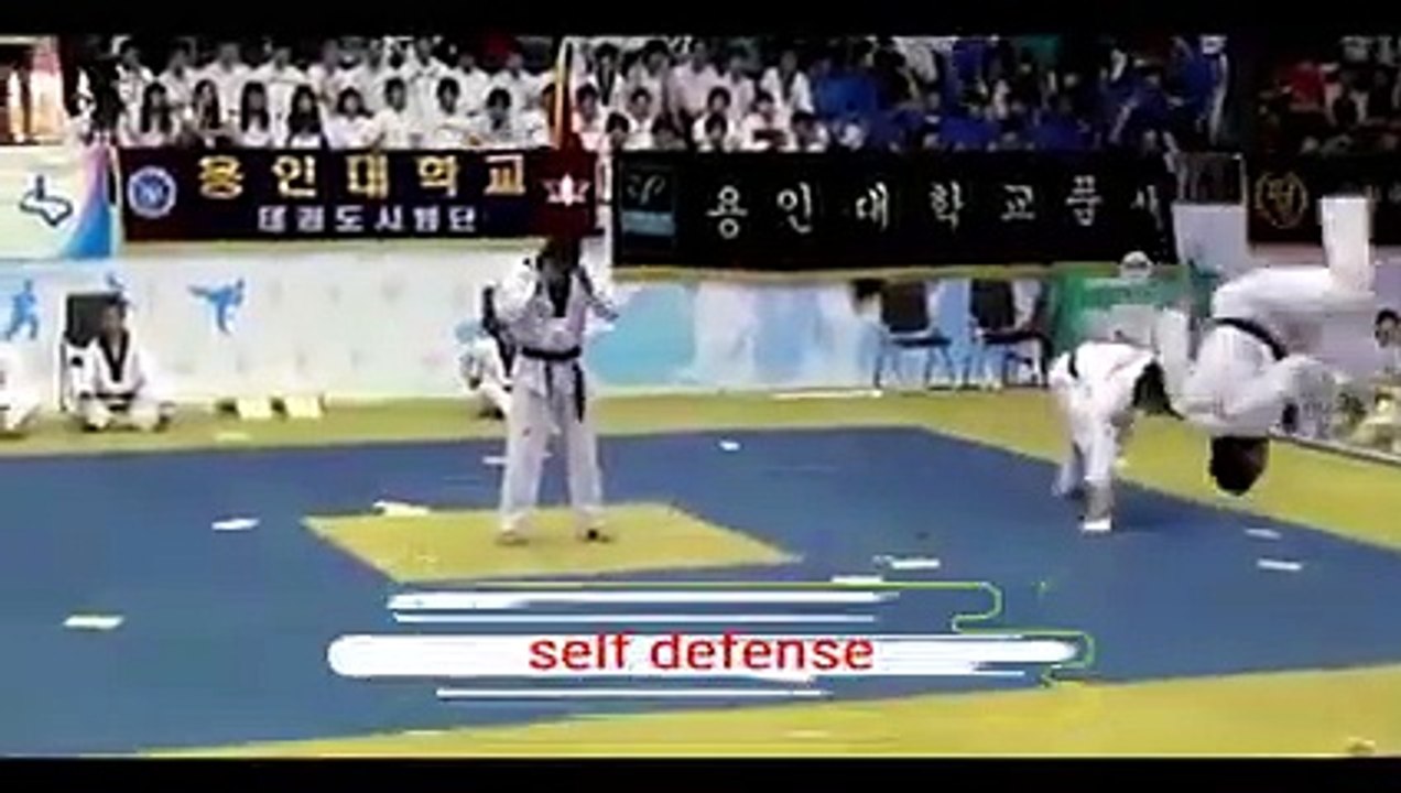 Poomsee 3 - la 3° forme de tae kwon do    SAM-JANG------  LE FEU.
