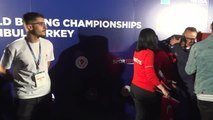 Dünya şampiyonu milli boksör Ayşe Çağırır: 