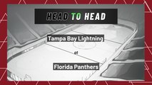 Tampa Bay Lightning At Florida Panthers: First Period Moneyline, Game 2, May 19, 2022