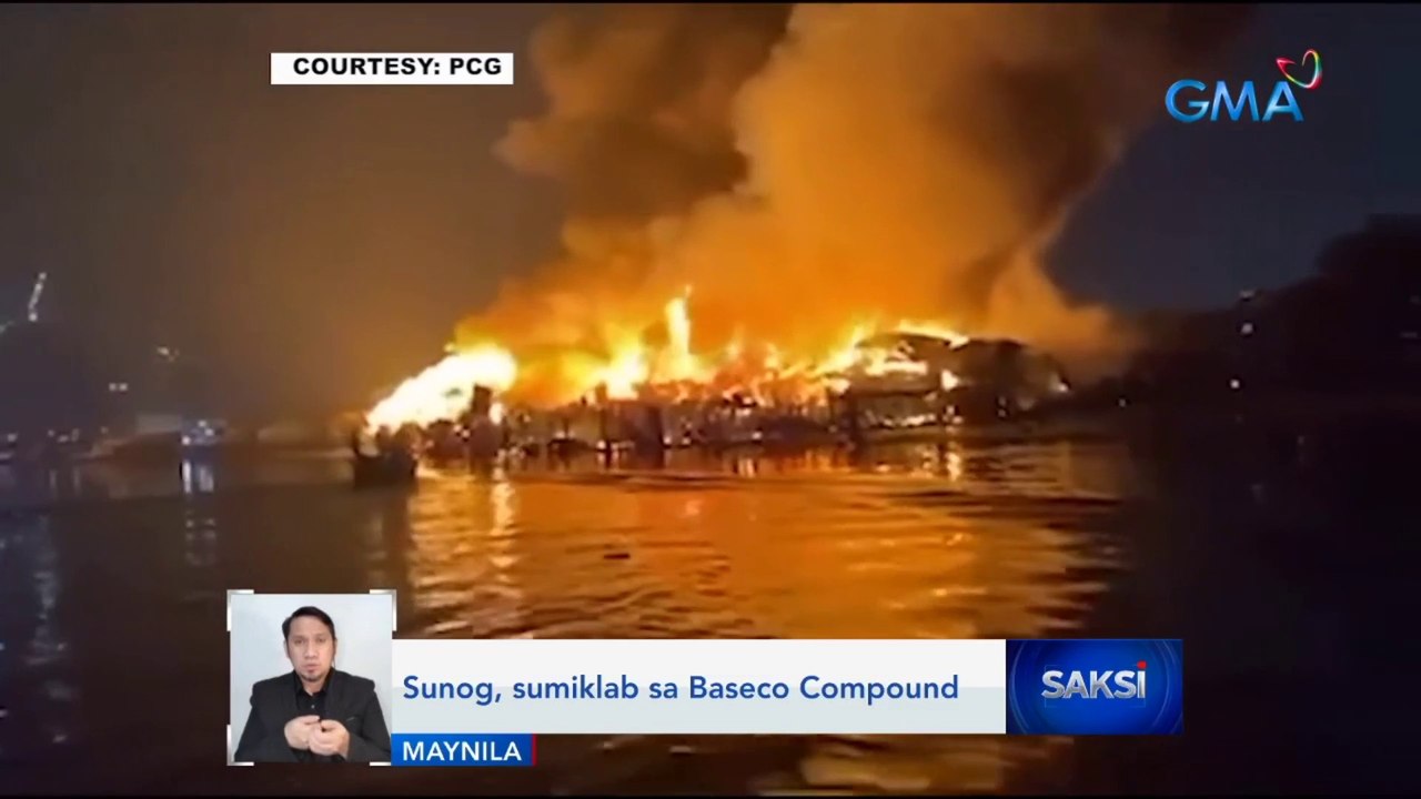 Sunog, sumiklab sa Baseco Compound | Saksi