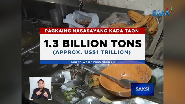 World Food Program: 1.3 bilyong toneladang pagkain ang nasasayang taon-taon | Saksi