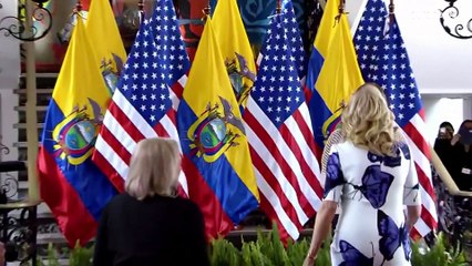 شاهد: جيل بايدن تصل الإكوادور خلال جولتها اللاتينية