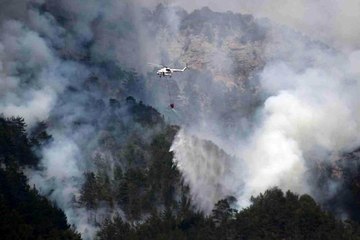 Alanya'daki orman yangını kısmen kontrol altına alındı