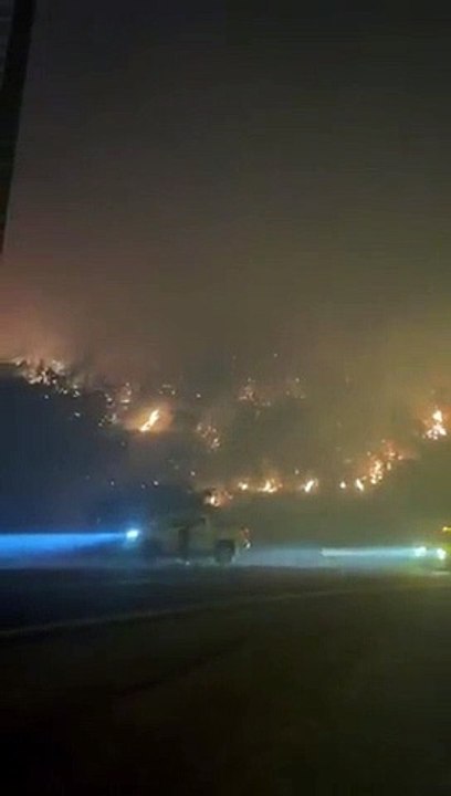 حسبنا الله ونعم الوكيل - اللهم إنا نستودعك باللسمر واهلها - حريق في غابات ال عبيد جنوب بللسمر اليوم - مهم محاصرة النار حتى لاتمتد الى أماكن أخرى م