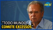 Paulo Guedes nega riscos à democracia e defende Bolsonaro