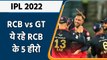 IPL 2022: Virat Kohli to Maxwell, 5 Heroes of RCB in 67th Game of IPL | वनइंडिया हिन्दी