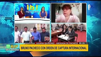 “Bruno Pacheco no será colaborador eficaz”, afirma su abogada