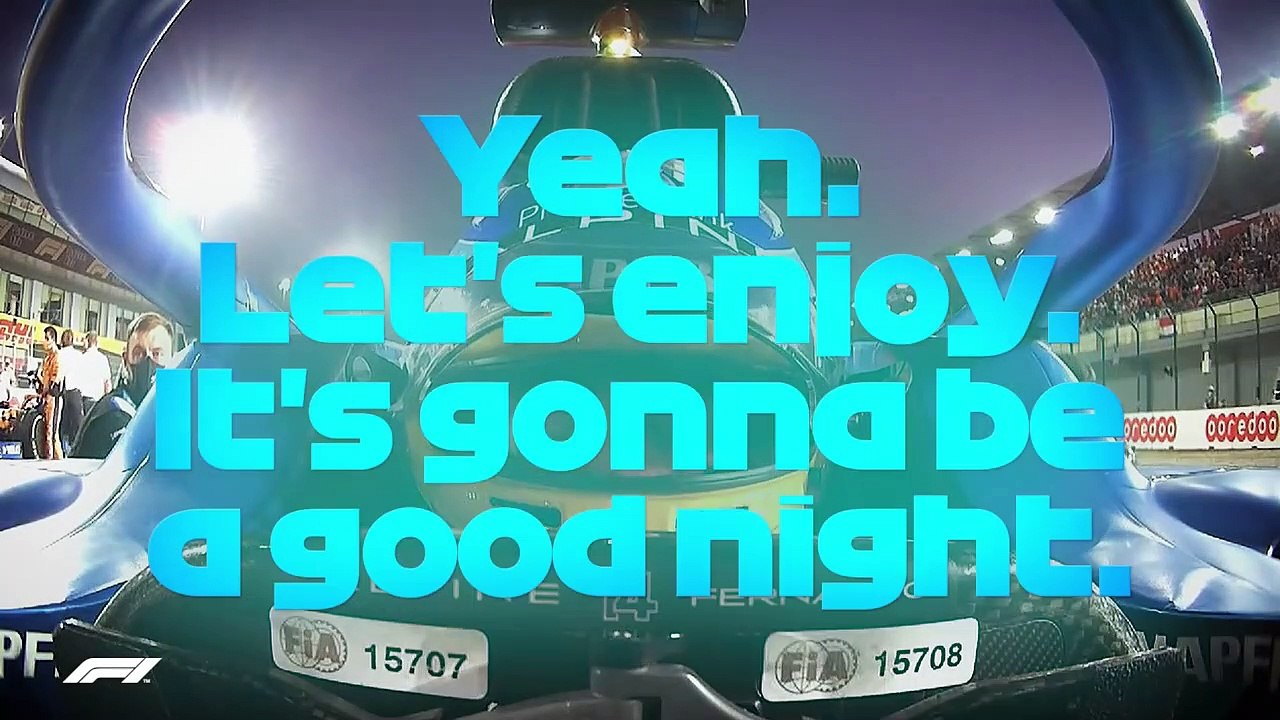 Fernando Alonso's Podium Battle _-  2021 Qatar Grand Prix