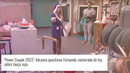 'Power Couple Brasil 6': louça suja gera climão em mansão. 'Pessoal acha que tem empregada'