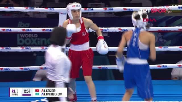 SPOR Ayşe Çağırır, Dünya Kadınlar Boks Şampiyonası'nda altın madalyanın sahibi oldu
