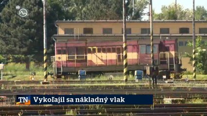 Vykoľajil sa nákladný vlak (Bratislava východ)