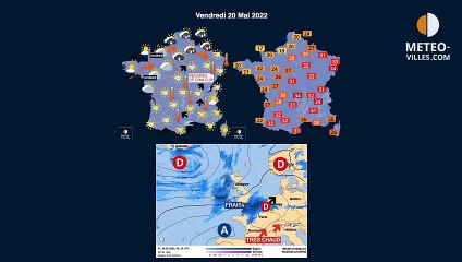 prévisions météo du jeudi 19 mai 2022