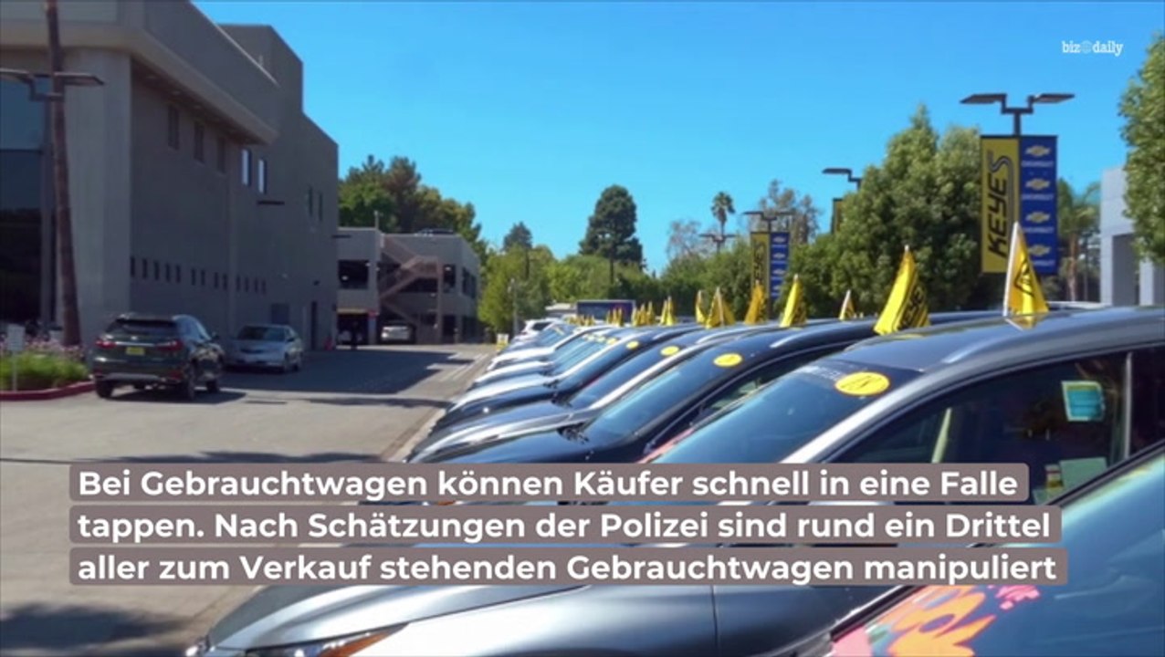 Gebrauchtwagen: Jeder dritte Tacho manipuliert