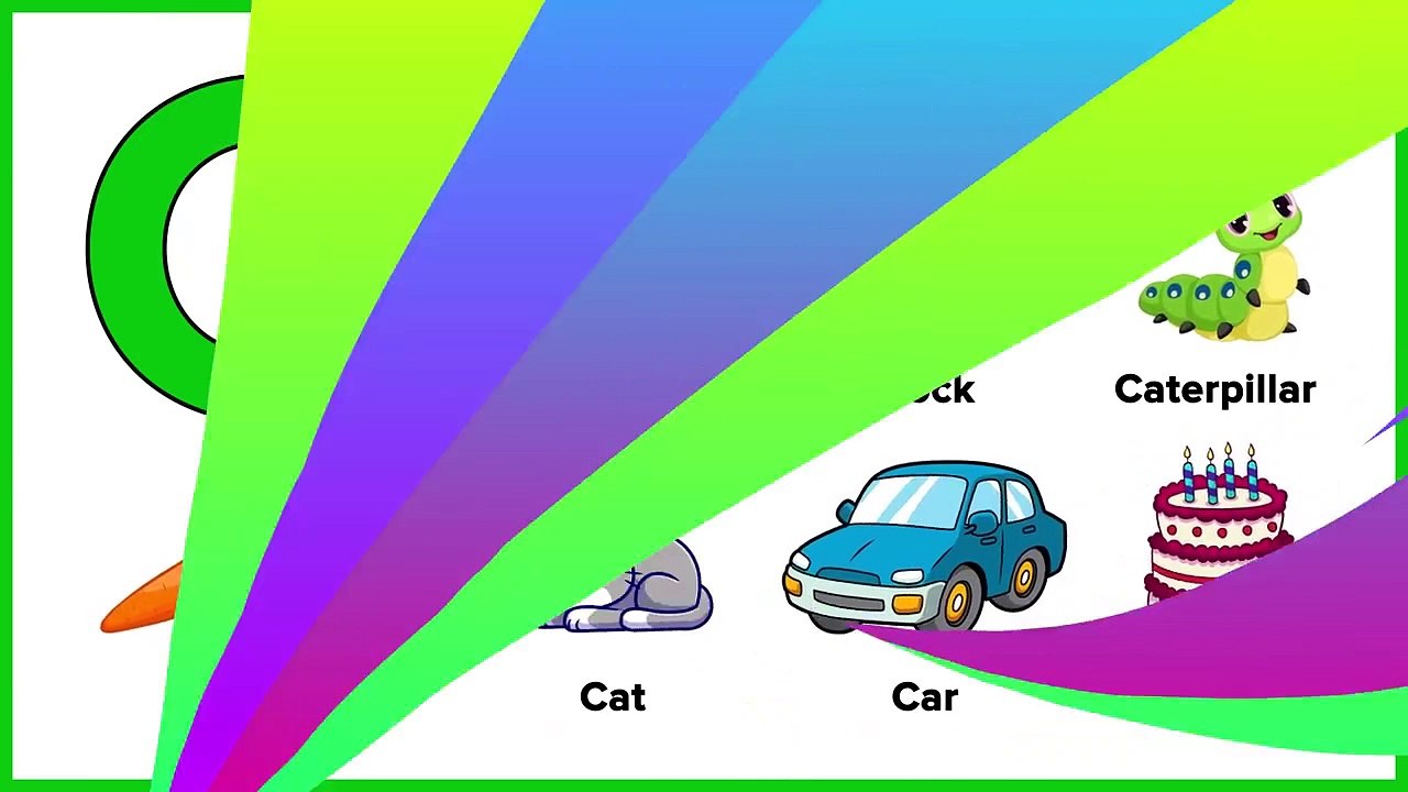 ABC Alphabet Video Chart Learning The Letters and English Vocabulary for Preschool