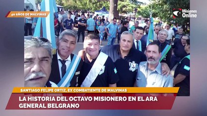 La historia del octavo misionero en el Ara General Belgrano