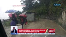 Malalakas na ulan, naranasan sa ilang bahagi ng Luzon | UB