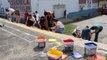 Em intervenção urbana artística, alunos e professores da UNISM colorem o Leblon de Cajazeiras e espalham alegria