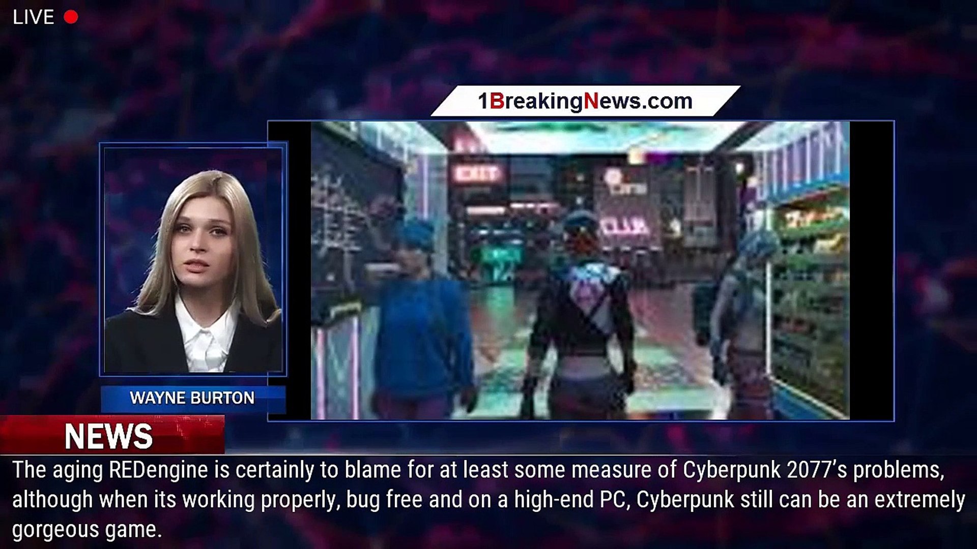 ⁣'Cyberpunk 2077' Looks Fantastic In Unreal Engine 5 - 1BREAKINGNEWS.COM