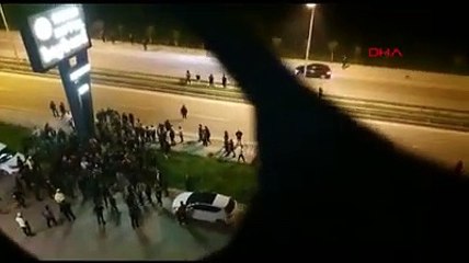 Bayburt'ta, Bodrumspor kafilesinin kaldığı otele saldırı