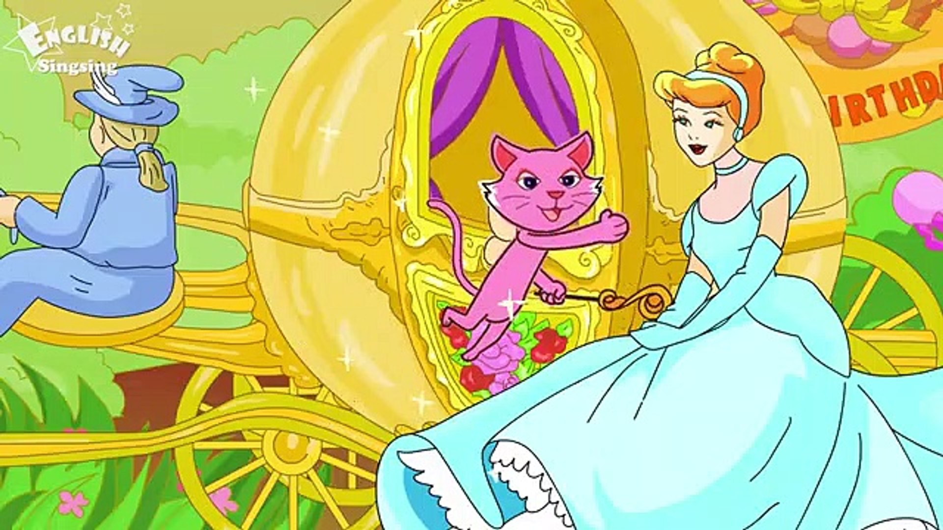 ⁣Cinderella - Happy birthday! This is for you (Congratulation) - famous story for Kids