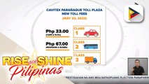 Taas-presyo sa toll sa CAVITEX R-1 segment, ipinatupad na