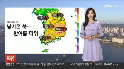 [날씨] 한여름 더위, 강한 자외선…수도권 미세먼지↑