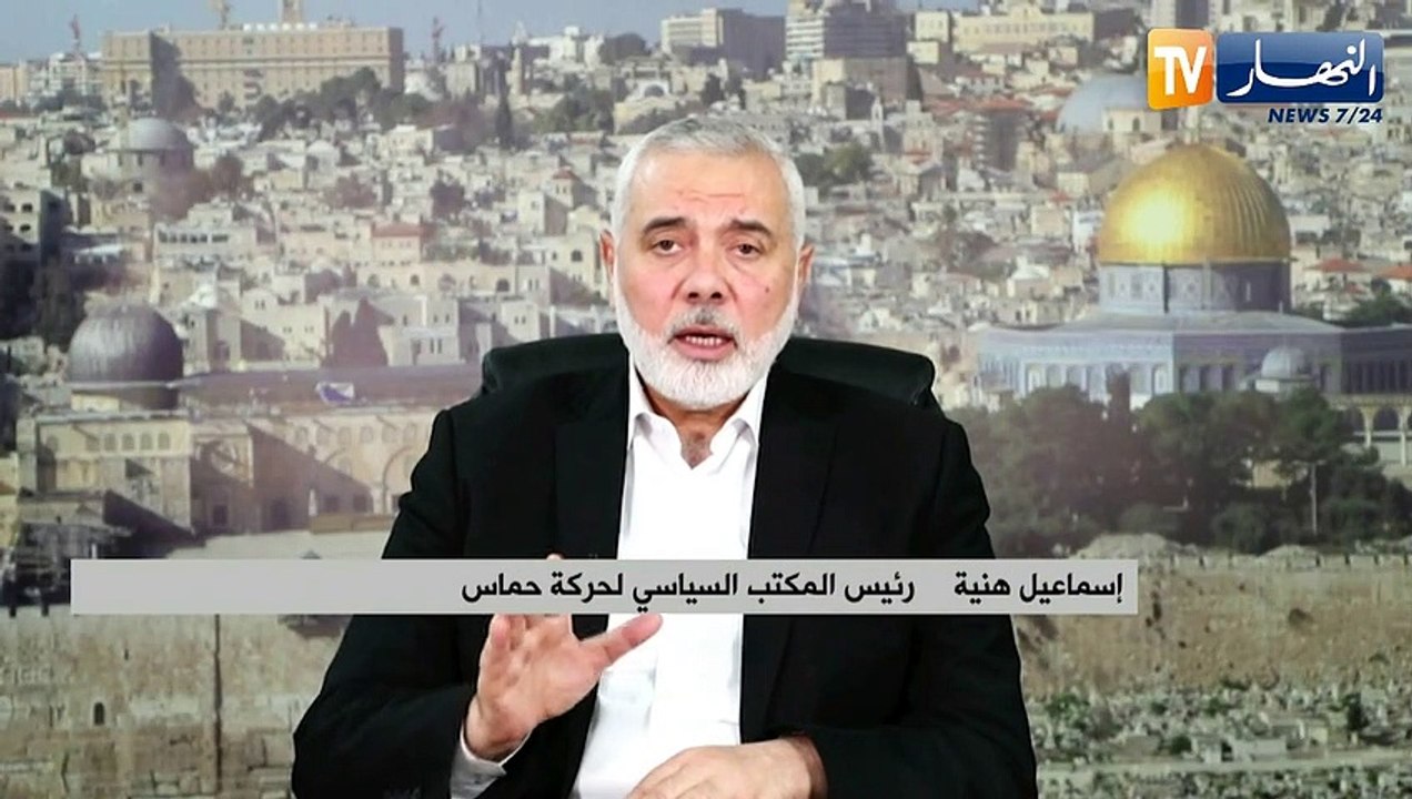 "إسماعيل هنية" يحذر الإحتلال الصهيوني على خطوة إقتحام المسجد الأقصى