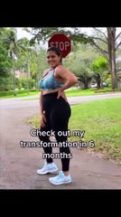 Así se cambió el cuerpo de Francisca en seis meses