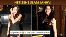 Janhvi Kapoor BRUTALLY Insulted For Wearing Uncomfortable & Revealing Dress For Dinner Party