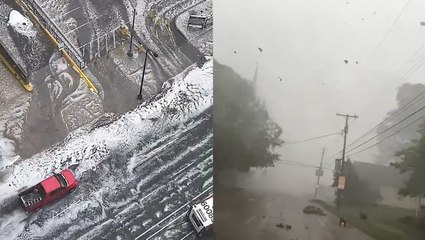 Severe storms pound parts of the Midwest