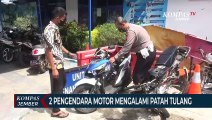 Truk Tabrak Pemotor Usai Terobos Lampu Merah, 2 Orang Terluka