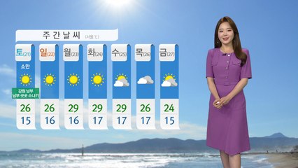 [날씨] 오늘도 때 이른 더위 계속...곳곳에 비 / YTN