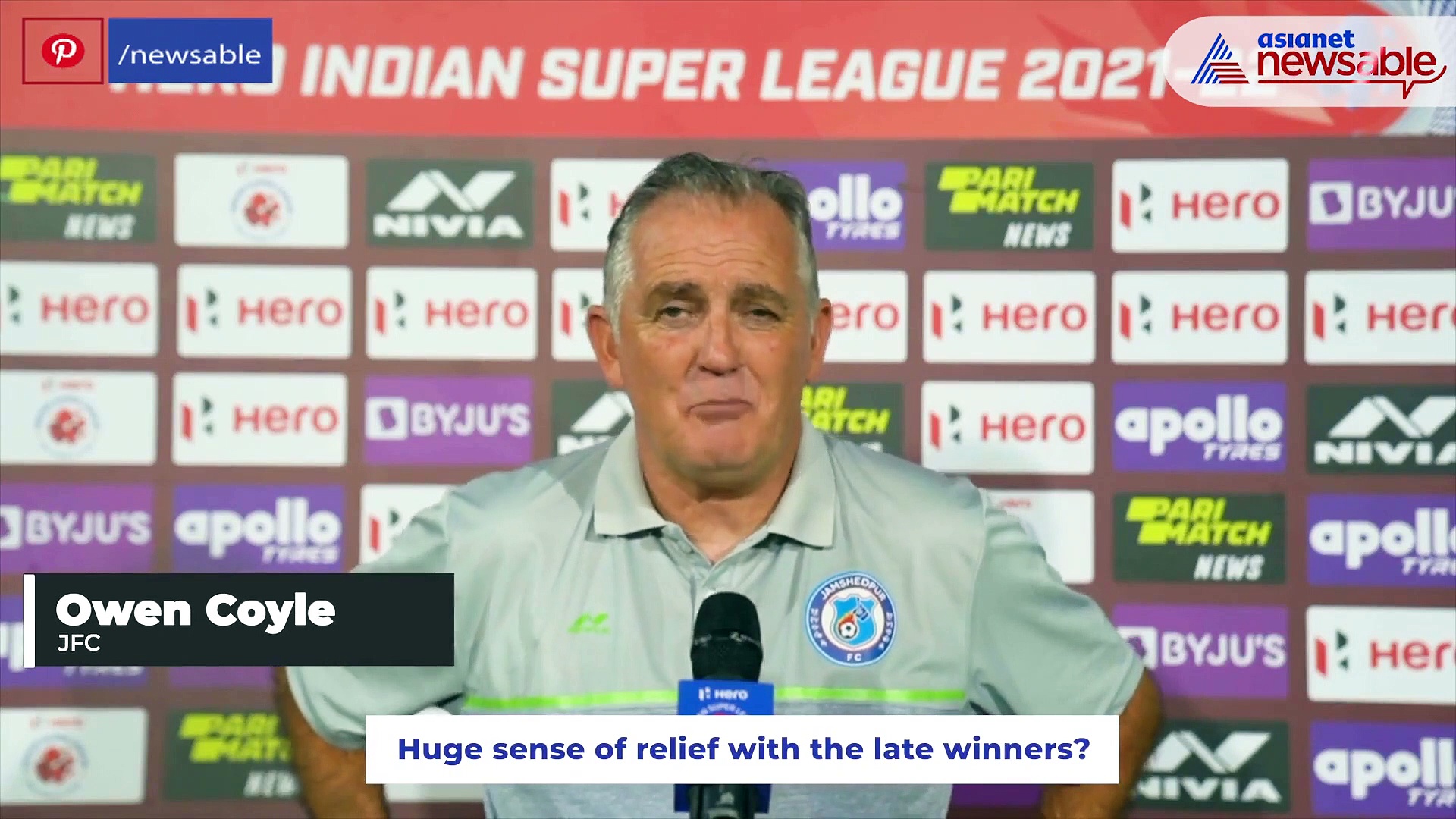 ISL 2021-22: JFC wants to be up at the top end with HFC and ATKMB - Coyle after NEUFC win