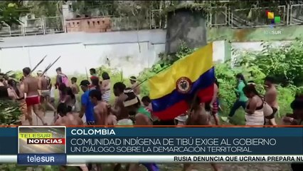 Colombia: Pueblo originario exige al gobierno reconocimiento de tierras y derechos