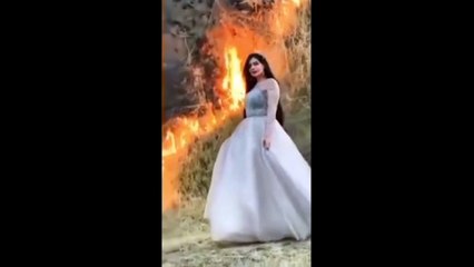 TikTok videosu çekmek için ormanı yaktı