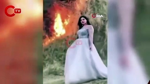 Sosyal medya fenomenin TikTok videosu çekmek için orman yangını çıkardığı iddia edildi