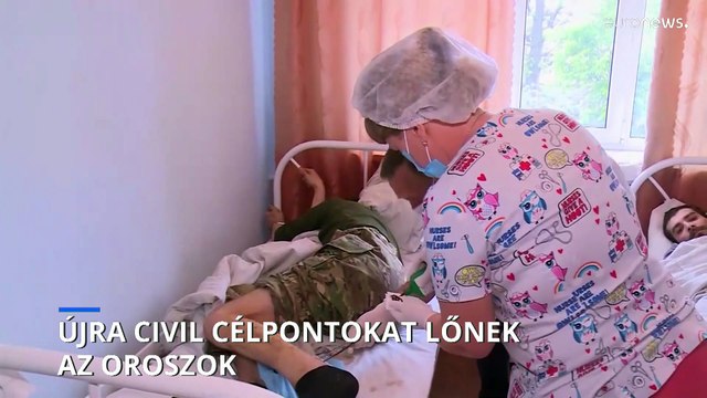 Ukrajnai háború: újra civil célpontokat lőnek az orosz erők