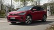 The new Volkswagen ID.5 GTX in Kings Red Charging demo