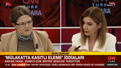Bakan Yanık: İşe alım mülakatlarında kesinlikle torpil yok