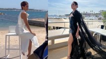 Cannes Film Festival 2022: Tamannah Bhatiya Black Shimmer Gown और Pooja Hegde White Dress Best कौन ?