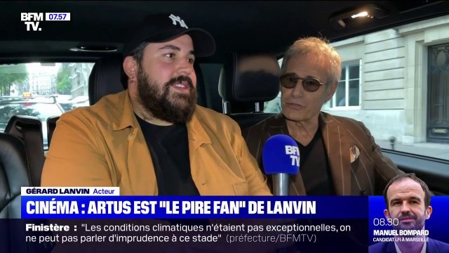 Artus est le pire fan de Gérard Lanvin dans J'adore ce que vous faites au cinéma depuis mercredi